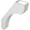 Ekena Millwork 5 1/2-in. W x 24-in. D x 36-in. H Legacy Architectural Grade PVC Knee Brace BRCP055X24X36LEC - alternate 6